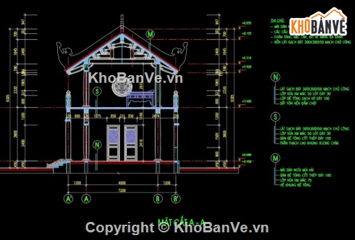 nhà thờ họ,file cad nhà thờ họ,cad nhà thờ họ
