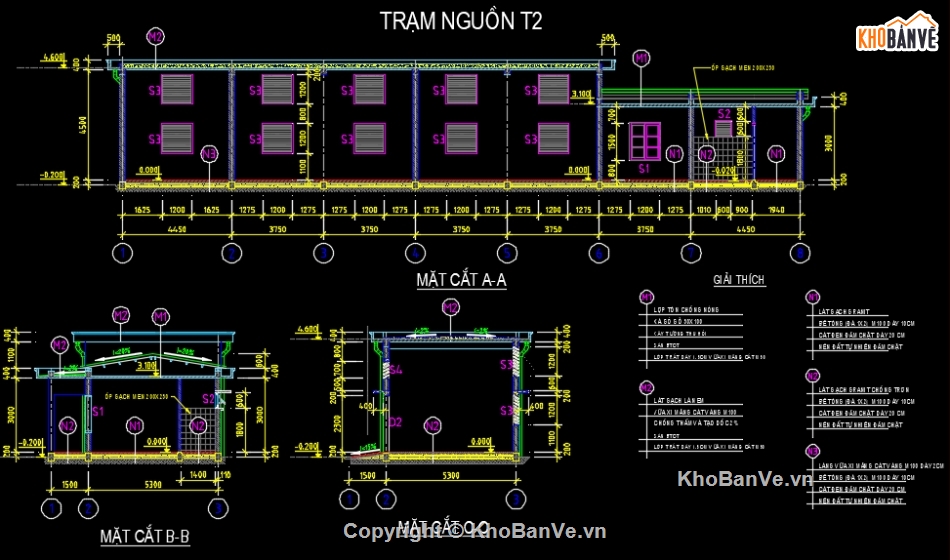 bản vẽ nhà trạm nguồn điện,trạm nguồn sân bay,trạm biến áp,trạm điện,nhà trạm,bản vẽ cung cấp điện
