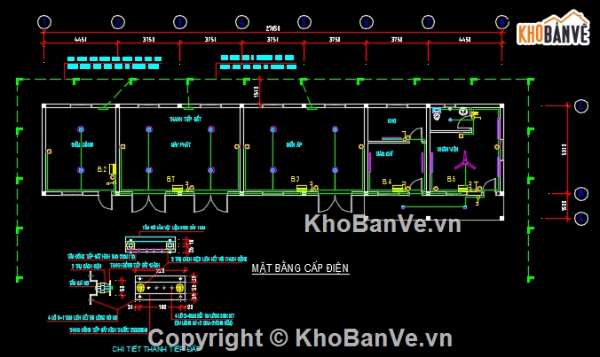 bản vẽ nhà trạm nguồn điện,trạm nguồn sân bay,trạm biến áp,trạm điện,nhà trạm,bản vẽ cung cấp điện