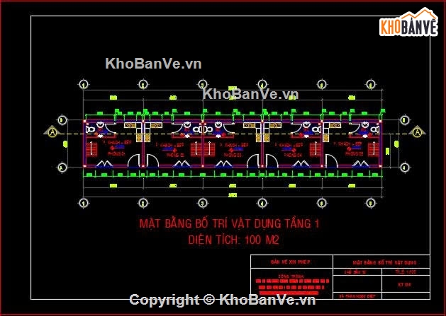 Bản vẽ nhà trọ,kết cấu kiến trúc,kết cấu đầy đủ