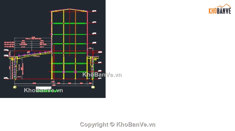 nhà xưởng,xưởng sản xuất,Bản vẽ xưởng sản xuất,nhà xưởng thức ăn chăn nuôi