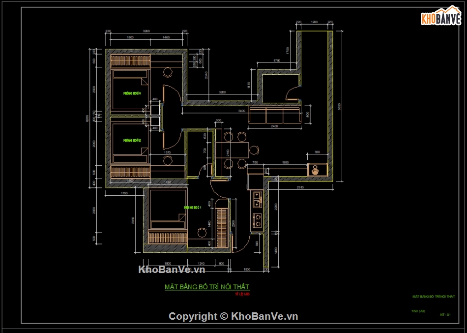 Bản vẽ cad nội thất,Bản vẽ nội thất chung cư,file nội thất