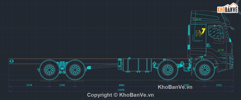 Bản vẽ,sát xi,Bản vẽ xe ô tô,chenglong,thiết kế ô tô tải,xe cơ sở