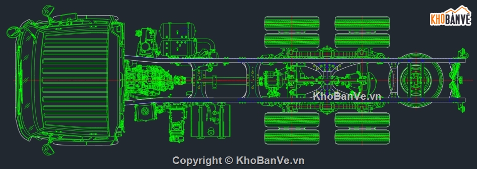 Hino,sát xi,Bản vẽ cad ô tô,FM8JN8A-XHV,cad ô tô sát xi