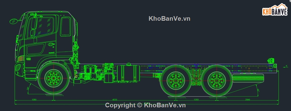 Hino,sát xi,Bản vẽ cad ô tô,FM8JN8A-XHV,cad ô tô sát xi