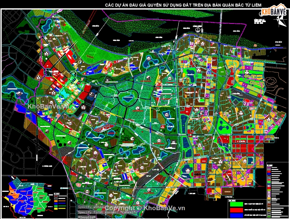 quy hoạch bắc từ liêm Hà Nội,bản vẽ quy hoạch,quy hoạch thành phố,quy hoạch sử dụng đất