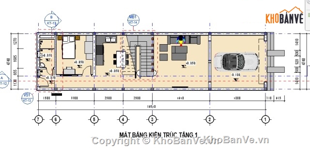 nhà phố 3 tầng revit,nhà phố revit,thiết kế nhà phố 3 tầng,nhà phố 3 tầng 4.74x19.5m,kiến trúc nhà phố 3 tầng