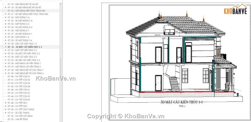 kiến trúc 2 tầng revit,revit biệt thự 2  tầng,mẫu biệt thự 2 tầng revit,biệt thự 2 tầng revit