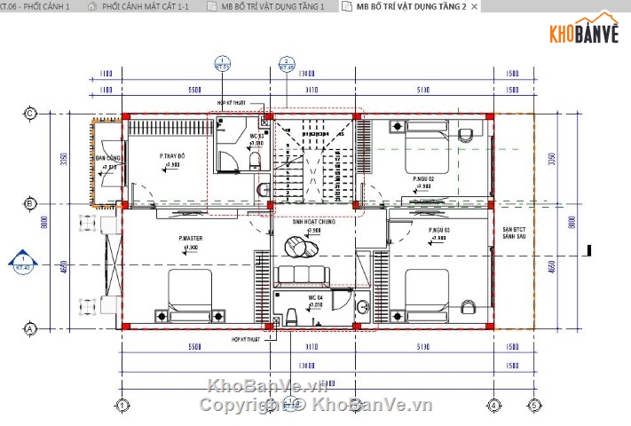 biệt thự 3 tầng,bản vẽ biệt thự revit,revit biệt thự 3 tầng,biệt thự revit