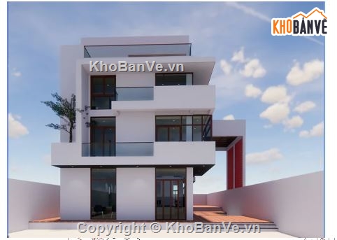 nhà phố 3 tầng,revit nhà phố 3 tầng 1 tum,file revit nhà phố 3 tầng