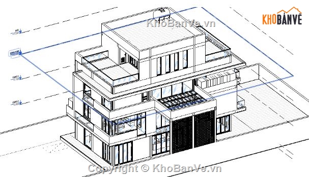 nhà phố 3 tầng,revit nhà phố 3 tầng 1 tum,file revit nhà phố 3 tầng