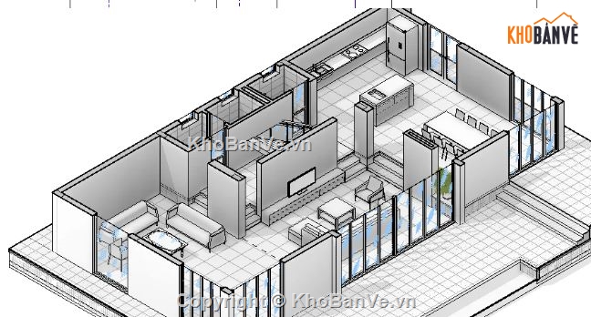 nhà phố 3 tầng,revit nhà phố 3 tầng 1 tum,file revit nhà phố 3 tầng