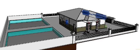 nhà cấp 4,nhà cấp 4 mái thái,revit nhà cấp 4,nhà cấp 4 file revit