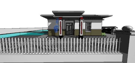 nhà cấp 4,nhà cấp 4 mái thái,revit nhà cấp 4,nhà cấp 4 file revit