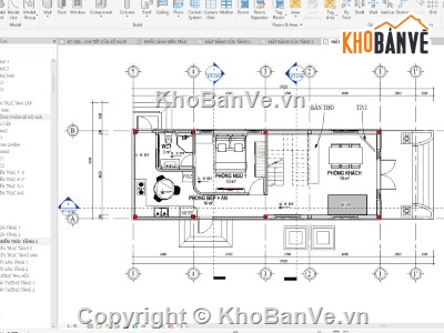 revit nhà 2 tầng,file revit nhà 2 tầng,bản vẽ revit nhà 2 tầng,revit nhà mái nhật 2 tầng