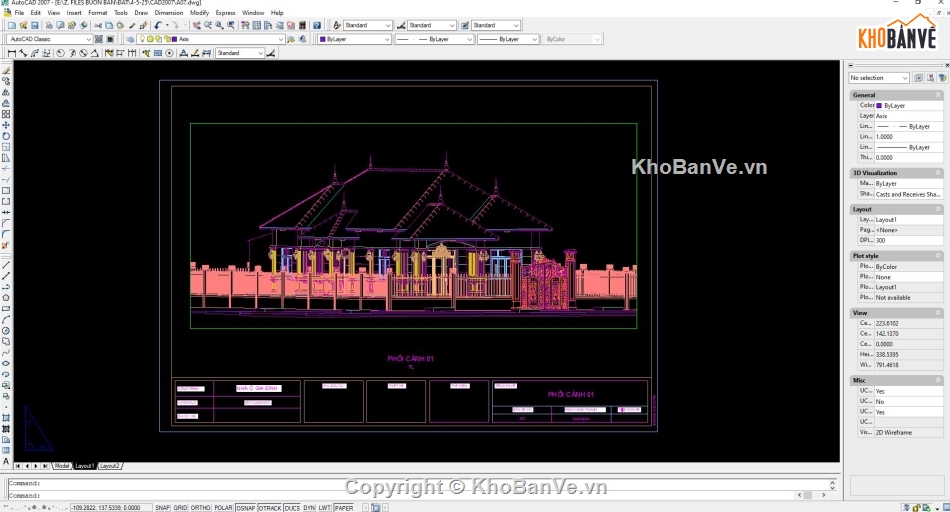 nhà vườn,bản vẽ revit biệt thự mái nhật