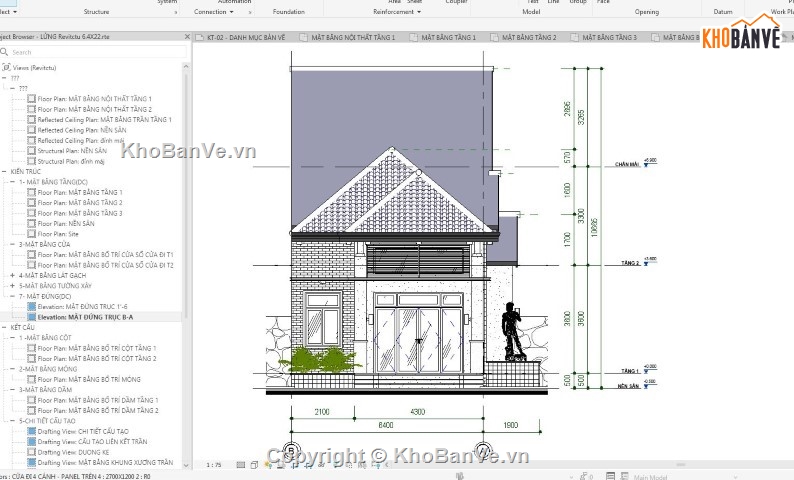 Bản vẽ nhà gác lửng,nhà phố gác lửng,revit nhà phố,nhà phố revit,nhà gác lửng,Bản vẽ nhà phố gác lửng