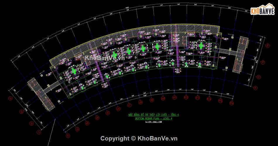 sàn dự ứng lực nhịp 12m,file cad sàn thép dự ứng lực,bản vẽ sàn cáp dự ứng lực