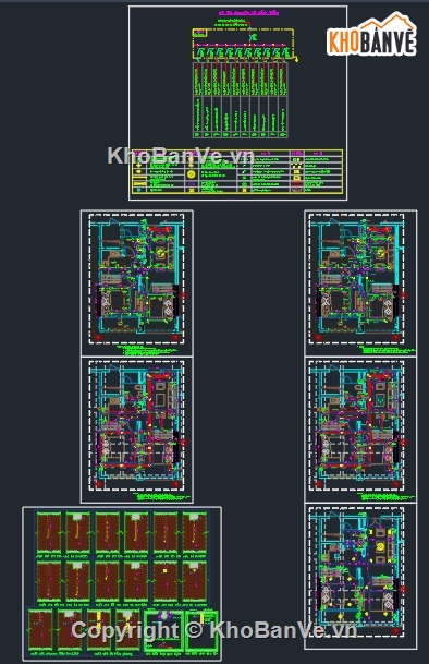 Bản vẽ shopdrawing điện căn hộ,Bản vẽ thiết kế thi công điện căn hộ chung cư,Chi tiết lắp đặt điện căn hộ chung cư,bản vẽ ống và dây dẫn điện căn hộ chung cư.