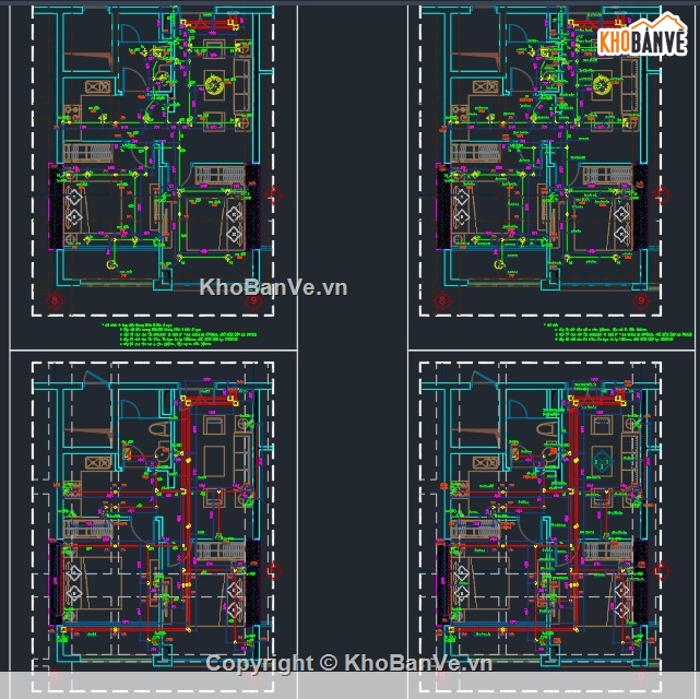 Bản vẽ shopdrawing điện căn hộ,Bản vẽ thiết kế thi công điện căn hộ chung cư,Chi tiết lắp đặt điện căn hộ chung cư,bản vẽ ống và dây dẫn điện căn hộ chung cư.