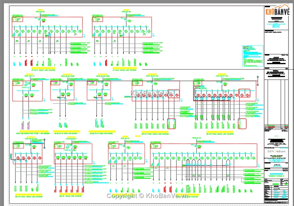 Sơ đồ nguyên lý,Điện nước,BẢN VẼ M.E