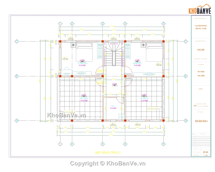 biệt thự 3 tầng 9.2x12.04m,Bản vẽ thi công biệt thự 3 tầng,biệt thự 3 tầng,biệt thự 3 tầng hiện đại