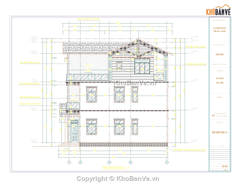 biệt thự 3 tầng 9.2x12.04m,Bản vẽ thi công biệt thự 3 tầng,biệt thự 3 tầng,biệt thự 3 tầng hiện đại