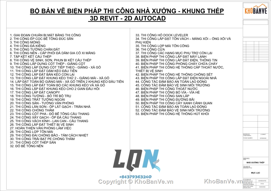 nhà xưởng,Bản vẽ thi công,Bản vẽ thi công nhà xưởng