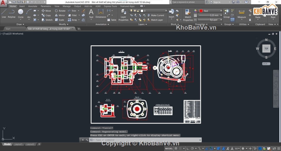 Bản thiết kế xe tải,bệ thử phanh,phanh ô tô