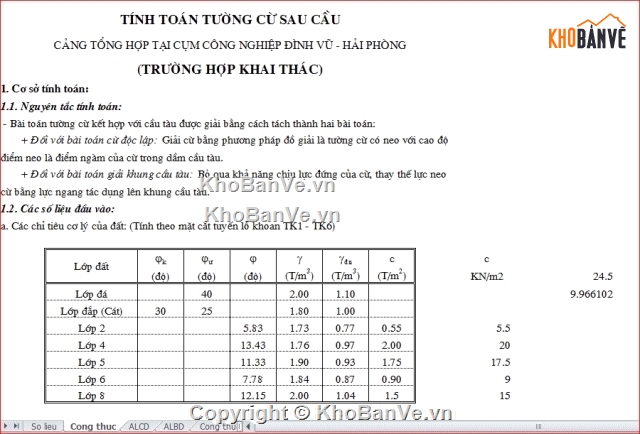 Bản vẽ bến cảng,cảng tổng hợp đình vũ,thiết kế bến cảng