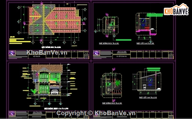 biệt thự 2 tầng 8x15m full kiến trúc,bản vẽ biệt thự 2 tầng 8x15m,bản vẽ biệt thự 2 tầng,mẫu biệt thự 2 tầng