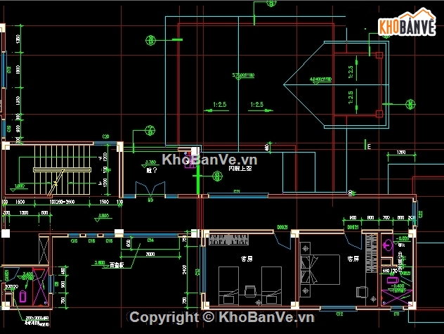 kiến trúc đẹp,kiến trúc 2 tầng,biệt thự 2 tầng,bản vẽ biệt thự 2 tầng,thiết kế biệt thự 2 tầng