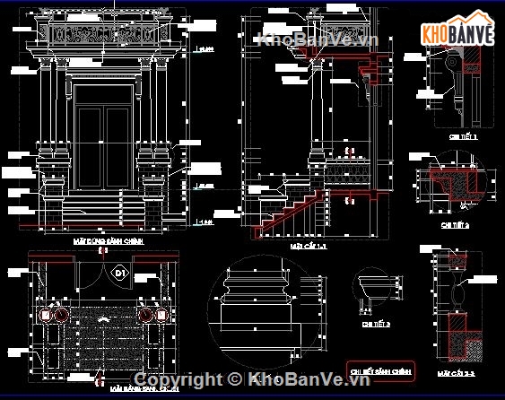 biệt thự 3 tầng,Bản vẽ,Bản vẽ biệt thự,Bản vẽ biệt thự 3 tầng