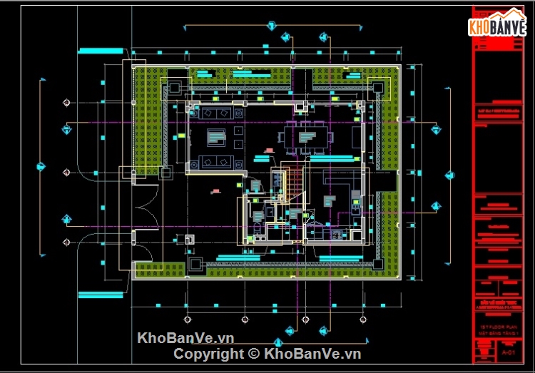 bản vẽ biệt thự 3 tầng hiện đại,biệt thự 3 tầng 8x10m,thiết kế biệt thự 3 tầng,mẫu biệt thự 3 tầng