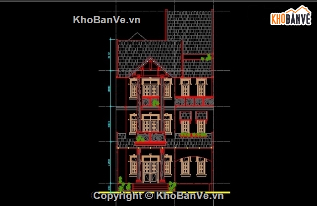 bản vẽ,bản vẽ biệt thự,bản vẽ biệt thự 3 tầng,thiết kế biệt thự