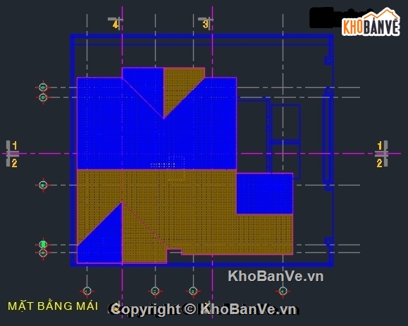 Bản vẽ,Bản vẽ thiết kế biệt thự,Biệt thự,Bản vẽ biệt thự 4 tầng