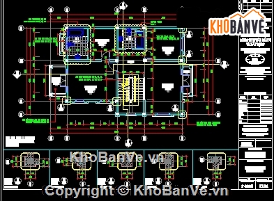 Bản vẽ,Bản vẽ biệt thự,Bản vẽ biệt thự 3 tầng