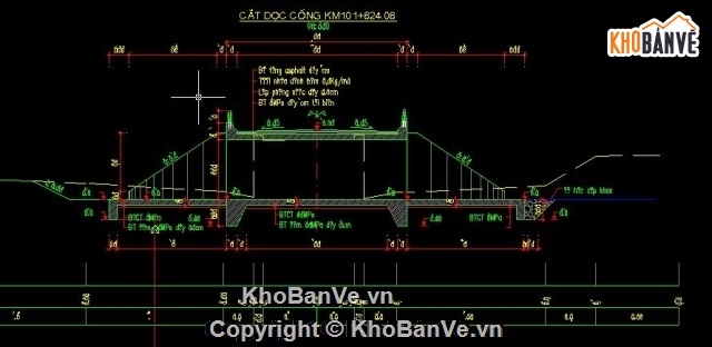 Bản vẽ,Bản vẽ cống hộp,Thiết kế cống hộp