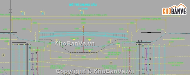 bản vẽ cầu,thiết kế cầu bằng kỳ,dầm giản đơn,hồ sơ cầu,Bản vẽ cầu