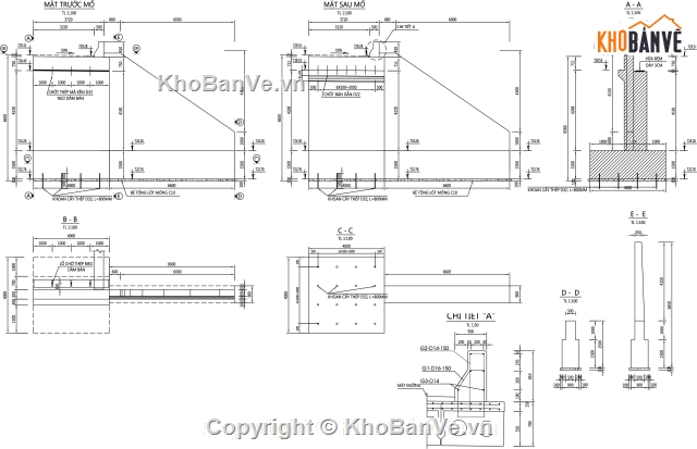 Bản vẽ,bản vẽ cầu dầm bản,thiết kế cầu dầm bản