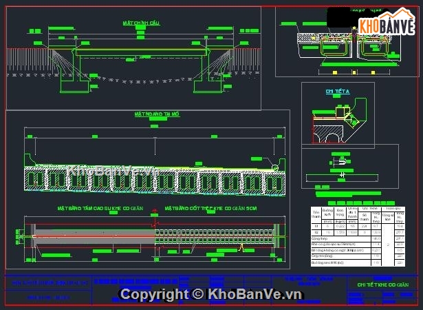 bản vẽ,bản vẽ cầu dầm bản rỗng