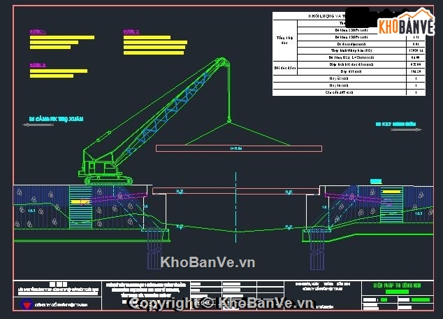 bản vẽ dầm bản,bản vẽ,bản vẽ cầu dầm