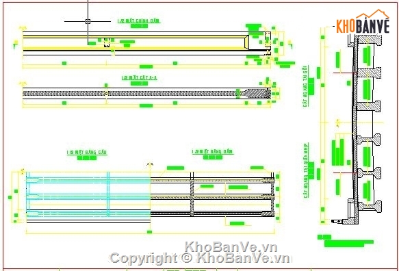 Bản vẽ,Bản vẽ cầu dầm,Thiết kế cầu dầm,Cầu dầm