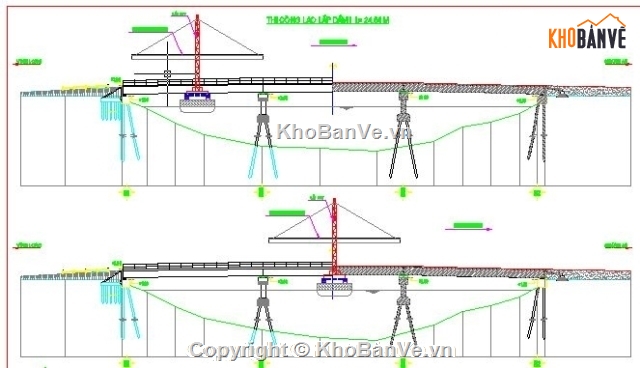 Bản vẽ,Bản vẽ cầu dầm,Thiết kế cầu dầm,Cầu dầm