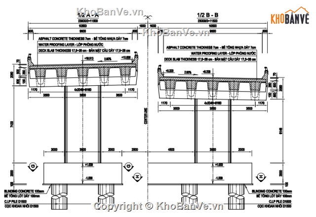 Bản vẽ,super-t 40m,super-T 30m,hồ sơ,mố chữ u,trụ đặc thân hẹp
