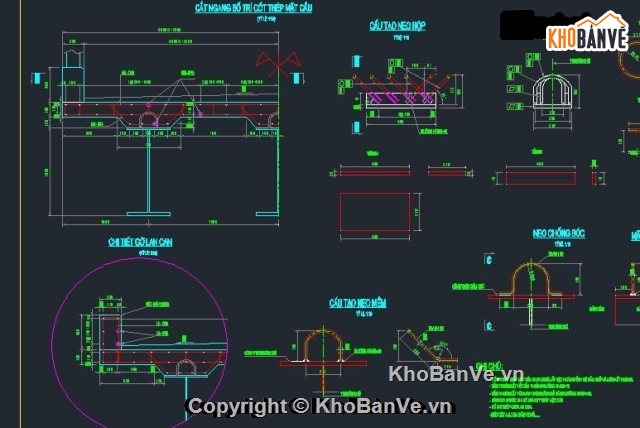 cầu dầm thép,bản vẽ,bản vẽ cầu dầm thép