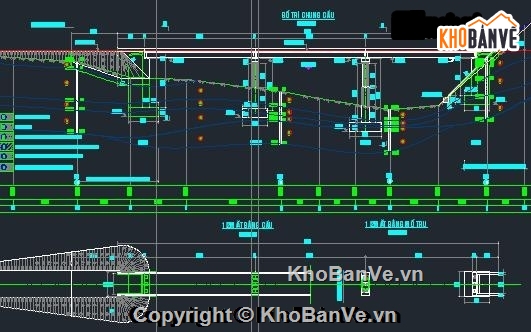 cầu dầm thép,bản vẽ,bản vẽ cầu dầm thép