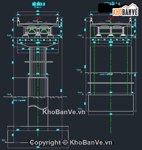 cầu dầm thép,bản vẽ,bản vẽ cầu dầm thép