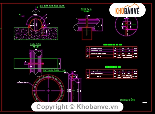 cầu máng ống thép,Bản vẽ kênh máng ống thép,kênh ống thép,ống thép phi 600mm,bản vẽ cầu máng