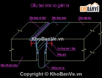 bản vẽ,bản vẽ khe co giãn